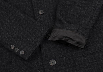 Y's for men Wool Shadow Checker Jacket Navy Size S