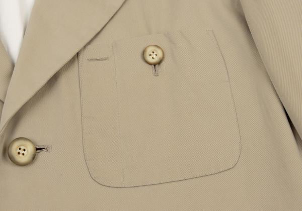 ISSEY MIYAKE MEN Beige Cotton Multi-Pocket Jacket Size S