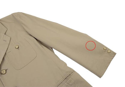 ISSEY MIYAKE MEN Beige Cotton Multi-Pocket Jacket Size S