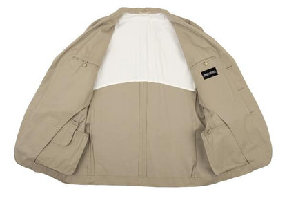 ISSEY MIYAKE MEN Beige Cotton Multi-Pocket Jacket Size S