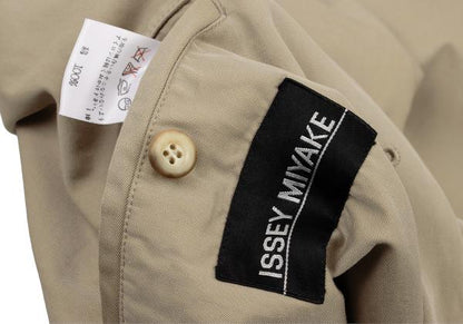 ISSEY MIYAKE MEN Beige Cotton Multi-Pocket Jacket Size S