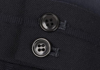 COMME des GARCONS Wool Stripe Double Hem Pants Blue Size M