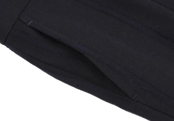COMME des GARCONS Wool Stripe Double Hem Pants Blue Size M