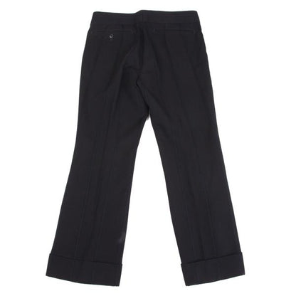 COMME des GARCONS Wool Stripe Double Hem Pants Blue Size M