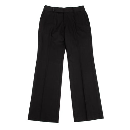 COMME des GARCONS Black Wool Gabardine Slacks Pants Size M