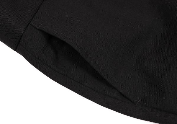COMME des GARCONS Black Wool Gabardine Slacks Pants Size M