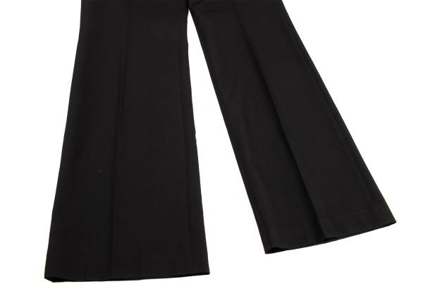 COMME des GARCONS Black Wool Gabardine Slacks Pants Size M