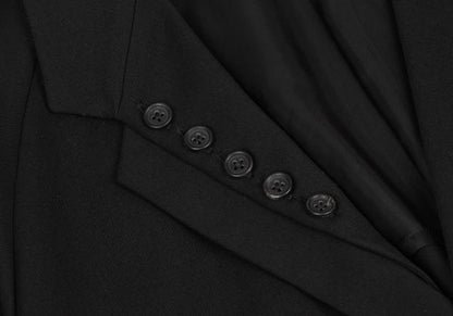 Yohji Yamamoto POUR HOMME 24SS Wool Jacket Black Size 2