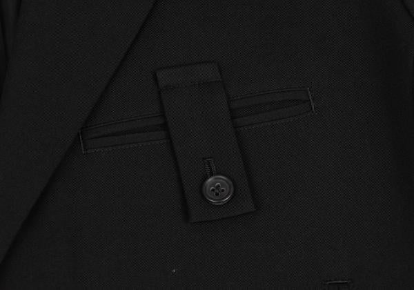Yohji Yamamoto POUR HOMME 24SS Wool Jacket Black Size 2