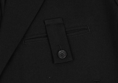 Yohji Yamamoto POUR HOMME 24SS Wool Jacket Black Size 2