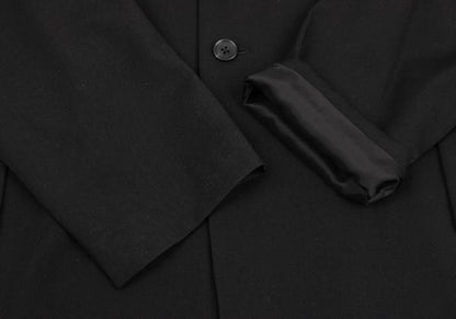Yohji Yamamoto POUR HOMME 24SS Wool Jacket Black Size 2