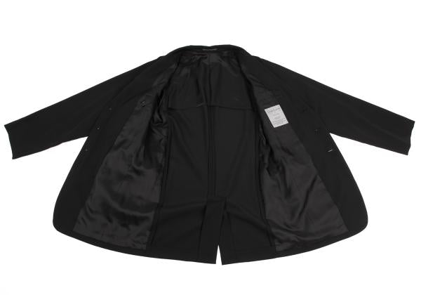 Yohji Yamamoto POUR HOMME 24SS Wool Jacket Black Size 2