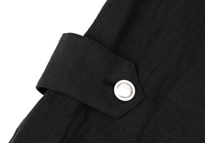 Yohji Yamamoto PH 24SS Linen Side Button Pants Black Size 2