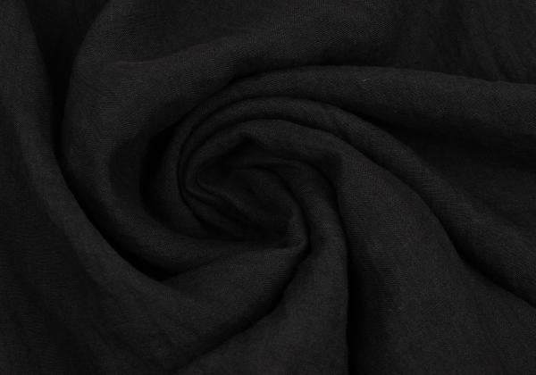 Yohji Yamamoto PH 24SS Linen Side Button Pants Black Size 2