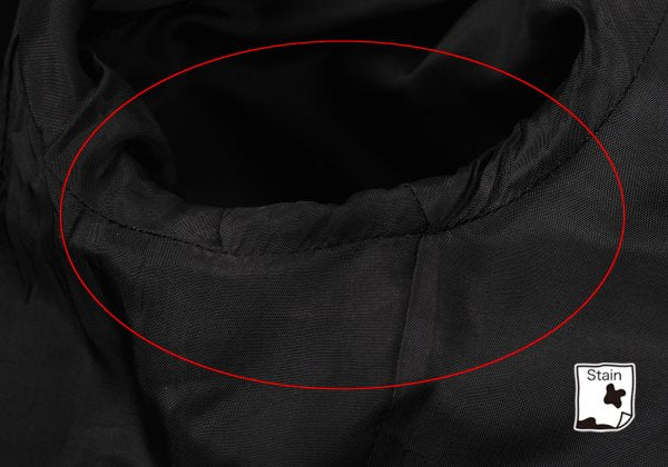 Y's Wool Blend Draped No-Collar Coat Black Size 1