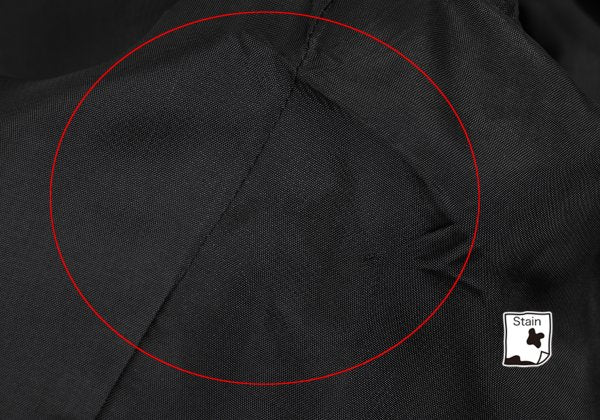 Y's Wool Blend Draped No-Collar Coat Black Size 1