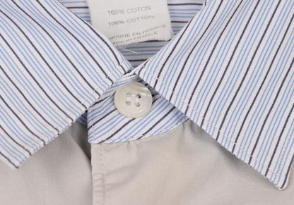 COMME des GARCONS SHIRT Striped Panel Short Blue Size S