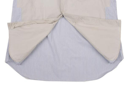 COMME des GARCONS SHIRT Striped Panel Short Blue Size S