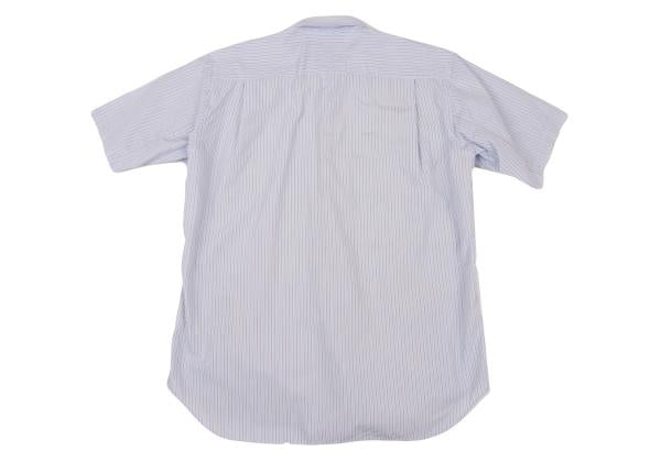 COMME des GARCONS SHIRT Striped Panel Short Blue Size S