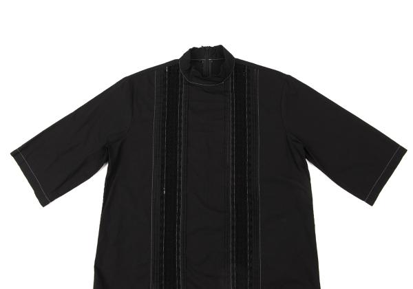 tricot COMME des GARCONS Cotton Lace Blouse Black Size S