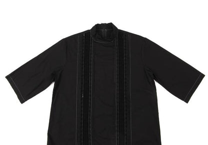 tricot COMME des GARCONS Cotton Lace Blouse Black Size S