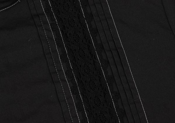 tricot COMME des GARCONS Cotton Lace Blouse Black Size S