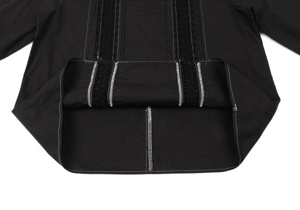 tricot COMME des GARCONS Cotton Lace Blouse Black Size S