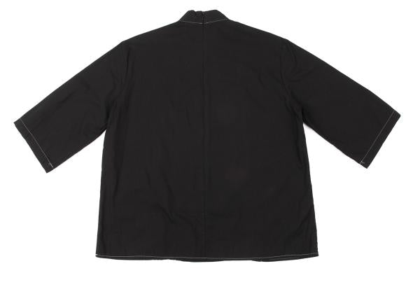 tricot COMME des GARCONS Cotton Lace Blouse Black Size S