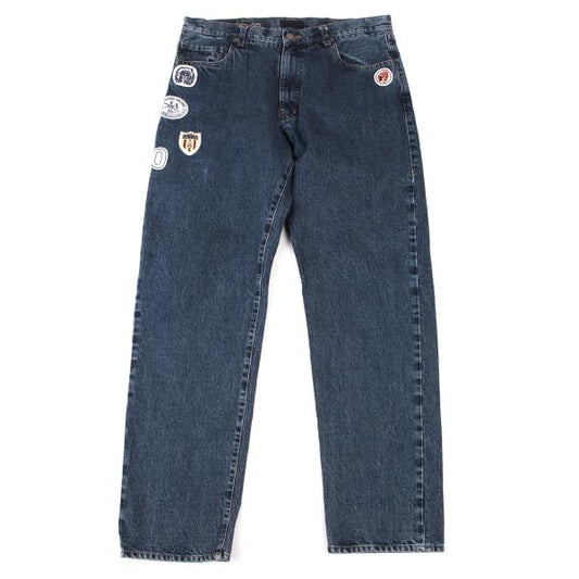Papas Patch Washed Denim Jeans Indigo Size 36
