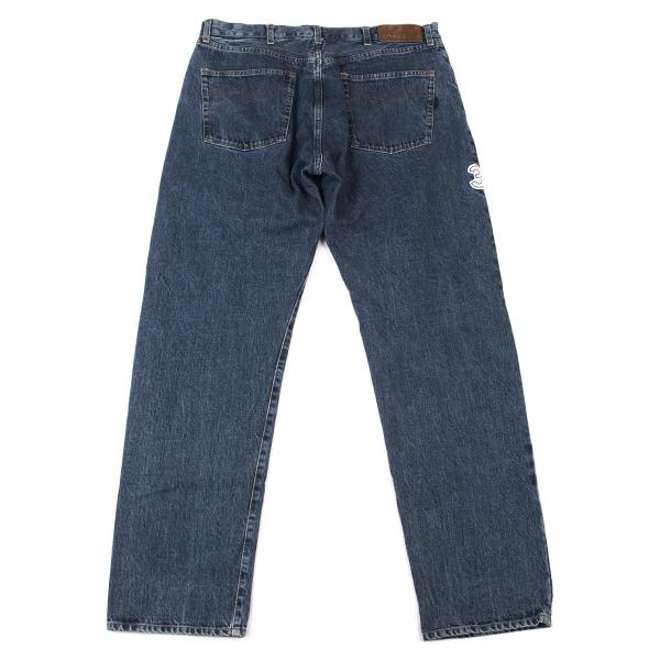 Papas Patch Washed Denim Jeans Indigo Size 36