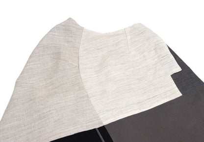 COMME des GARCONS Mixed Material Skirt Gray Size M