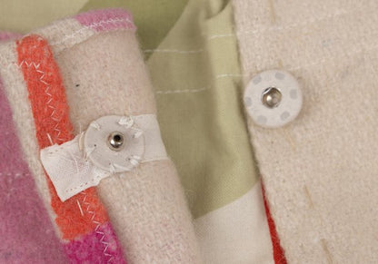 MARNI 00AW Floral Sequin Wrap Skirt Beige Multi Size 40