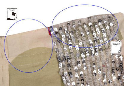 MARNI 00AW Floral Sequin Wrap Skirt Beige Multi Size 40