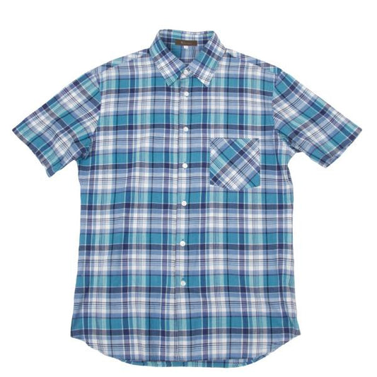 Yohji Yamamoto Y’s for men Madras Check S/S Shirt Size 3
