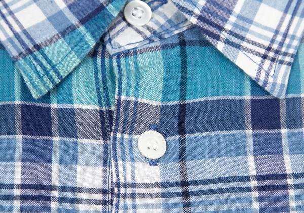 Yohji Yamamoto Y’s for men Madras Check S/S Shirt Size 3