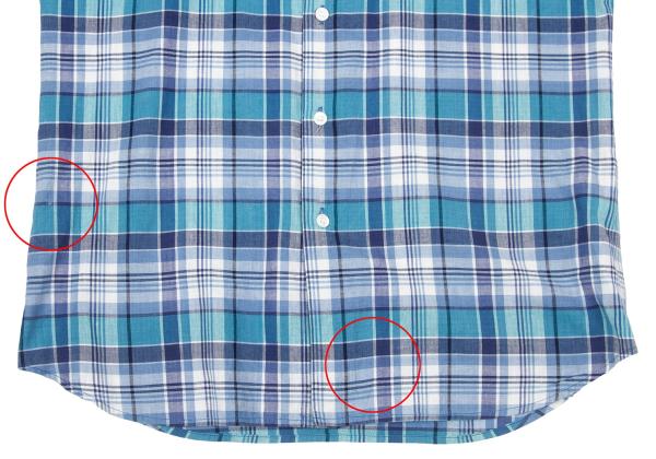 Yohji Yamamoto Y’s for men Madras Check S/S Shirt Size 3