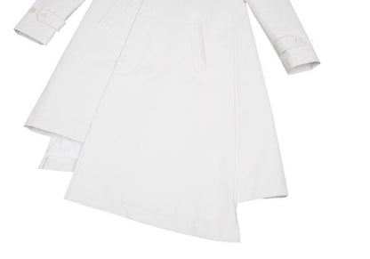 COMME des GARCONS HOMME PLUS White Quilted Coat Size S