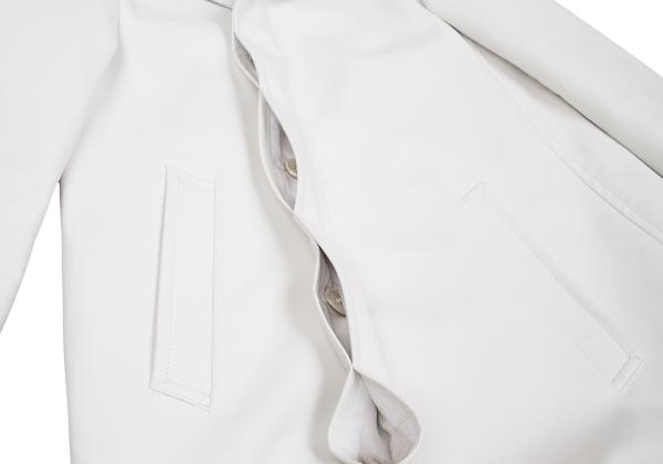 COMME des GARCONS HOMME PLUS White Quilted Coat Size S