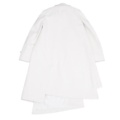 COMME des GARCONS HOMME PLUS White Quilted Coat Size S