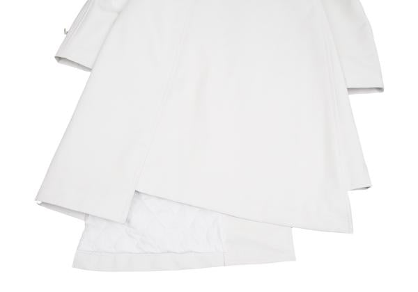 COMME des GARCONS HOMME PLUS White Quilted Coat Size S