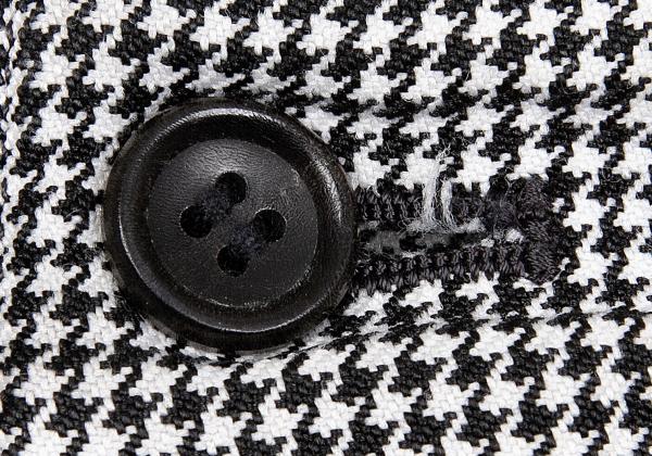 COMME des GARCONS HOMME Puppytooth Pants White Size S