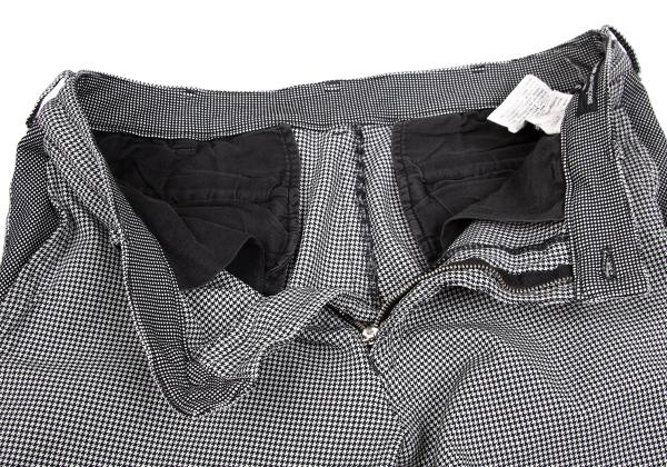 COMME des GARCONS HOMME Puppytooth Pants White Size S