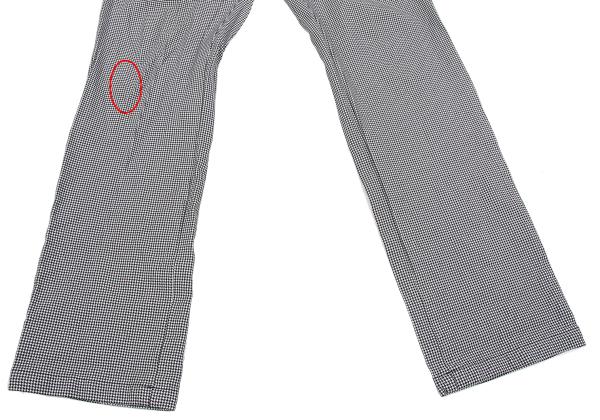 COMME des GARCONS HOMME Puppytooth Pants White Size S
