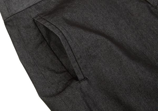 ISSEY MIYAKE HaaT Cotton Blend Tapered Pants Gray Size 2