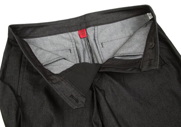 ISSEY MIYAKE HaaT Cotton Blend Tapered Pants Gray Size 2