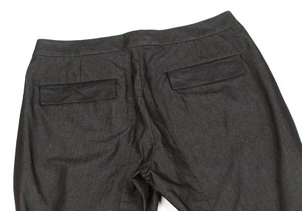 ISSEY MIYAKE HaaT Cotton Blend Tapered Pants Gray Size 2