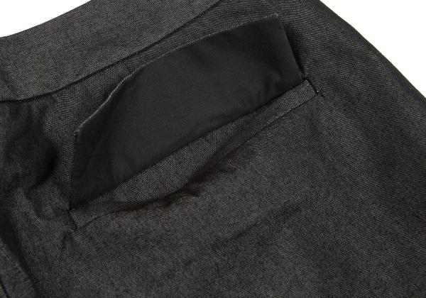 ISSEY MIYAKE HaaT Cotton Blend Tapered Pants Gray Size 2
