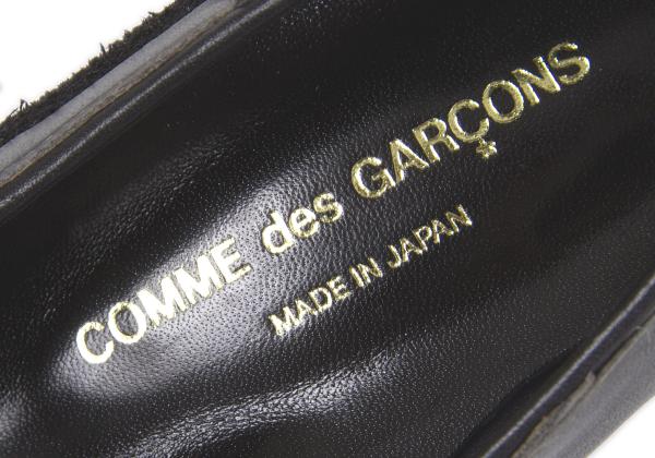 COMME des GARCONS Inside-Out Ribbon Pumps Gray Size 23CM