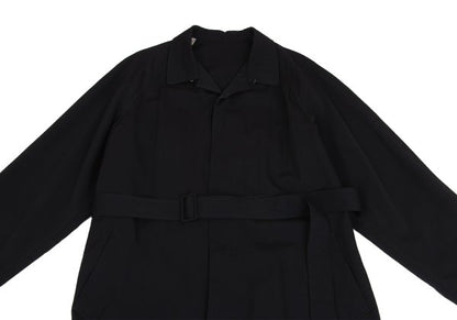 Y's for men YMO Print Lining Wool Coat Black Size M