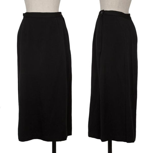 COMME des GARCONS Wool A-Line Skirt Black Size M